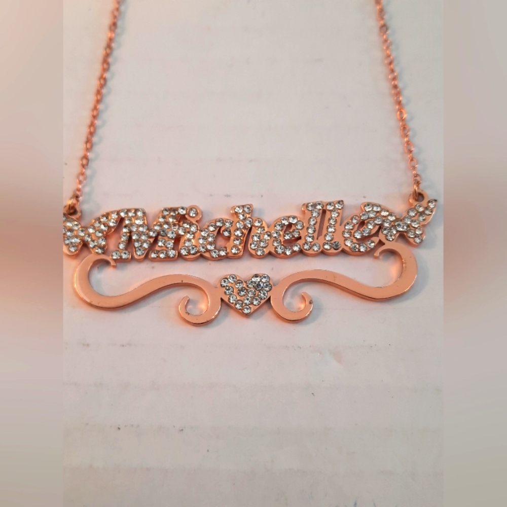 Rose Gold  Plating Personalized Necklace
